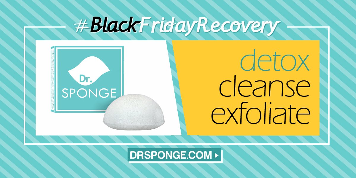 DoctorSponge's tweet image. Fighting #BlackFriday blues? #BlackFridayRecovery w/ #DoctorSponge (even better at 20% OFF): drsponge.com