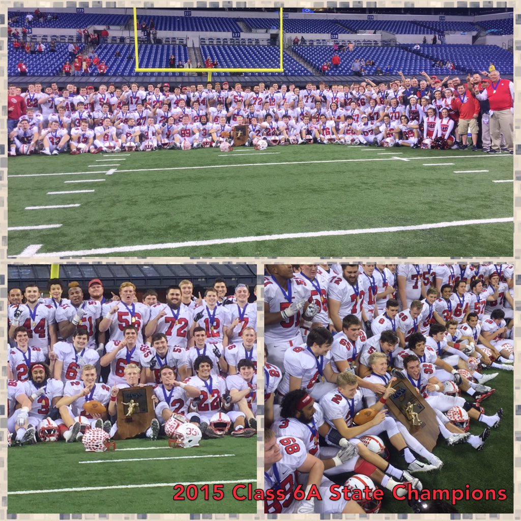Congrats Center Grove Trojans! You are the 2015 Class 6A Football State Champions league #FaceOfSportsmanship