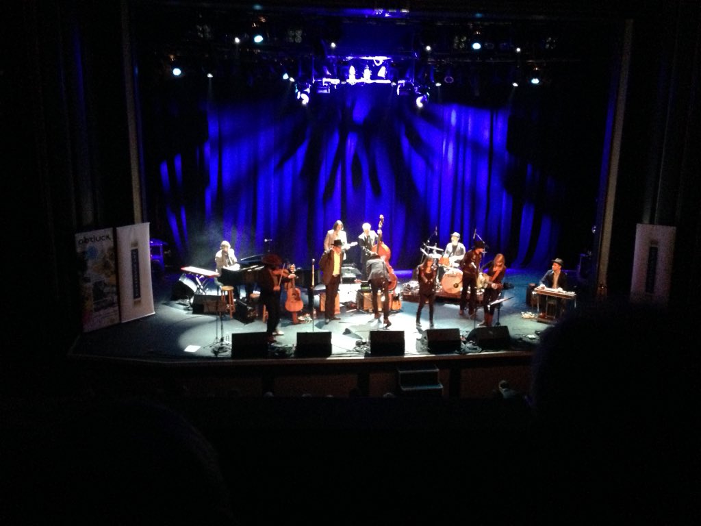 potluckcafe's tweet image. Barney Bentall &amp;amp; The Cariboo Express have hit the stage! #PotluckExpress