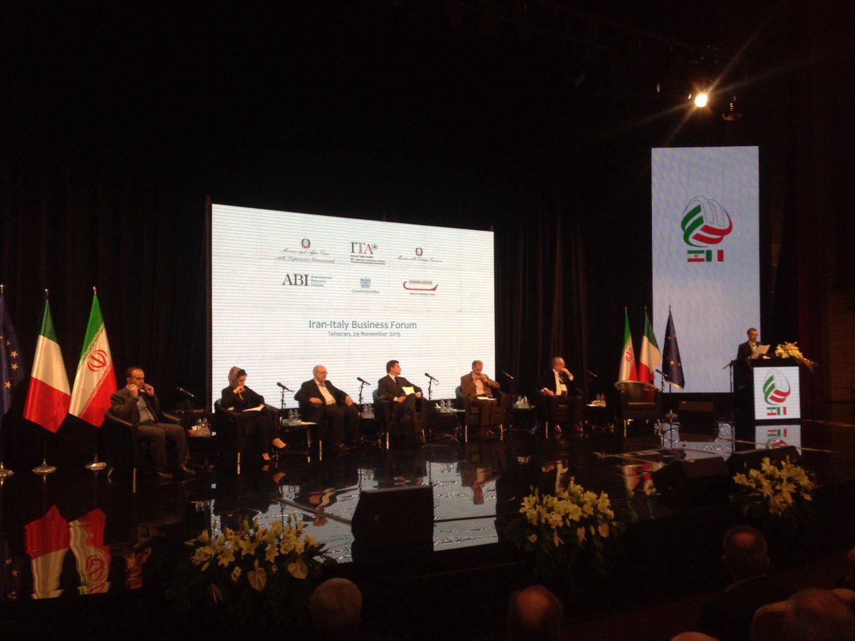 CarloCalenda's tweet image. Al business forum a Teheran per rilanciare  il dialogo economico e commerciale tra Italia e Iran
