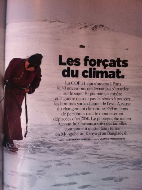 1secfor2degrees's tweet photo. Rappelons que la misère et la guerre ne st pas les seules à pousser les hommes à l'exil. A lire dans @lemonde_M https://t.co/GdVHu3aHnT