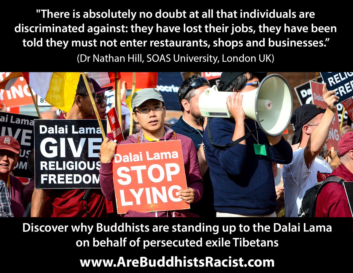 IndyHack's tweet photo. Protesters asked the Dalai Lama to tell Tibetans to stop segregation &amp; discrimination - he refused!
WHY?
#DalaiLama https://t.co/W9UD4ljiU1