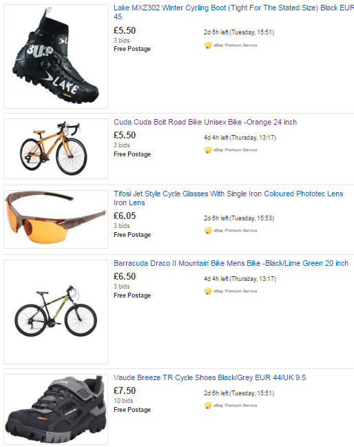 #Bikes n #Boots! Still time for a #CheekyBid on our #ebay #cycling #clearance items. Link: goo.gl/TaKDfB