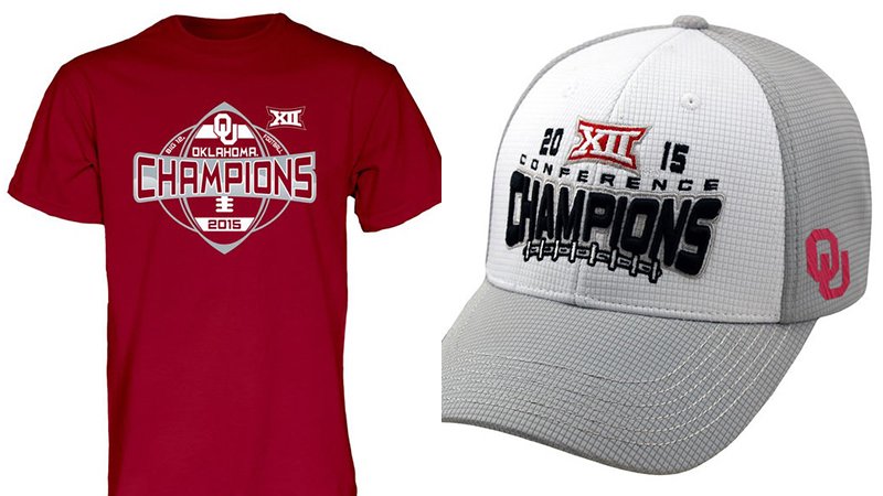 #Big12FB: <a href="/OU_Football/">Oklahoma Football</a> #Big12 Championship apparel now available - big12.us/OU_ChampGear