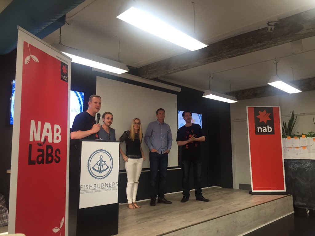 NextRound_'s tweet photo. #nabhack judges on stage :) :) https://t.co/h5saCvx1Vz