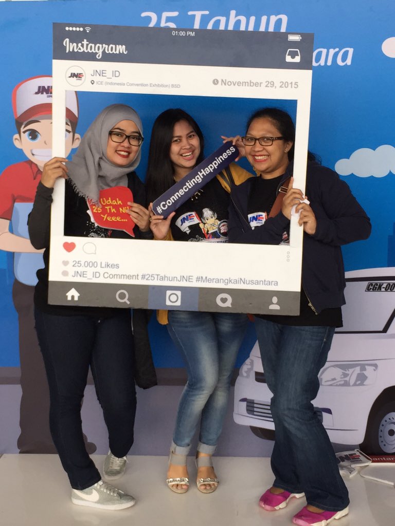 hendrianida's tweet photo. #25TahunJNE #MerangkaiNusantara @JNE_ID https://t.co/KLsY02OE4q