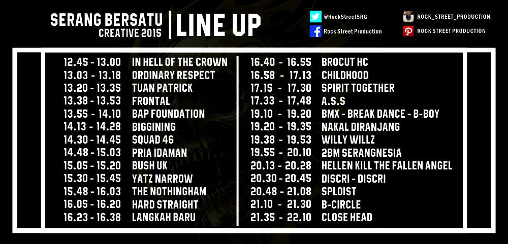 Nah siapa yang kalian tunggu ? #SerangBersatuCreative2015