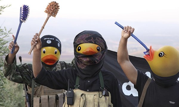 Cybertech_Globl's tweet image. #Anonymous hacked #ISIS accounts and though it would be funny to switch militants with ducks, They were right.