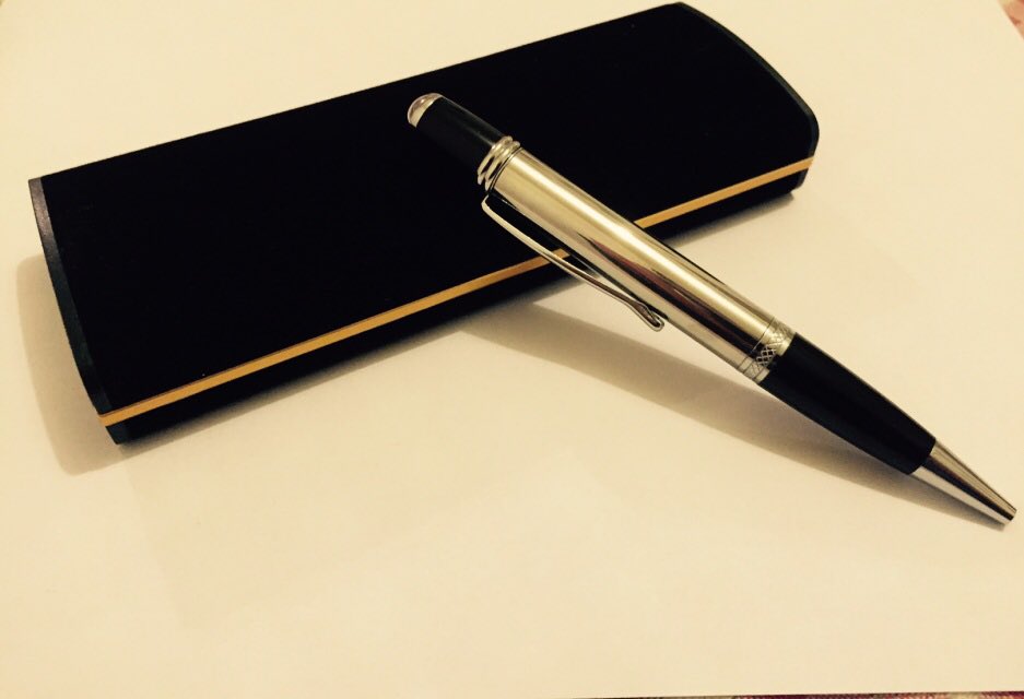 cgtauri's tweet photo. I don't have many of these unique pens left! Machined from solid high quality stainless steel. Great Xmas present. https://t.co/cMIBgxoo6i