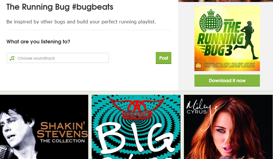 TheRunningBug's tweet photo. Need some inspiration for what to listen to on your runs? Try this https://t.co/dx0O6s5tmV #runningtracks #bugbeats https://t.co/WbKGczurHd