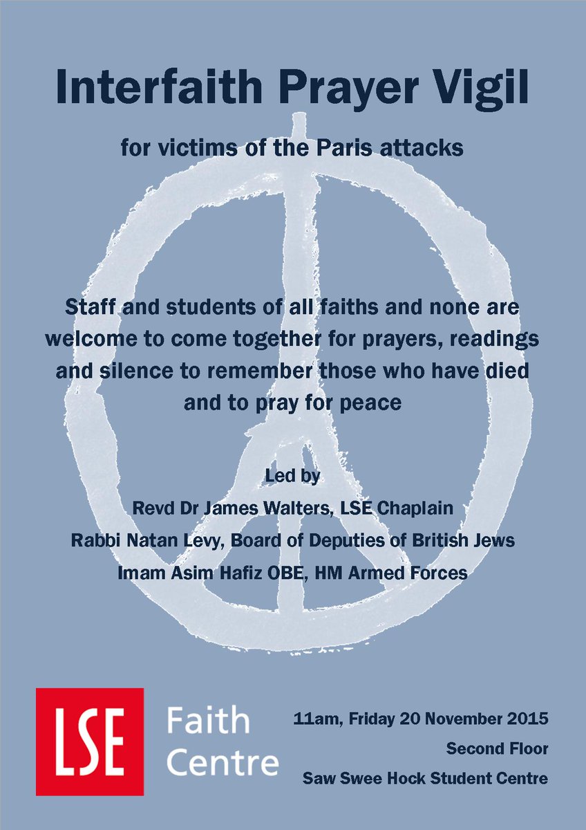 Tomorrow morning the LSE community comes together to remember victims of the #ParisAttacks: bit.ly/1Odifuf