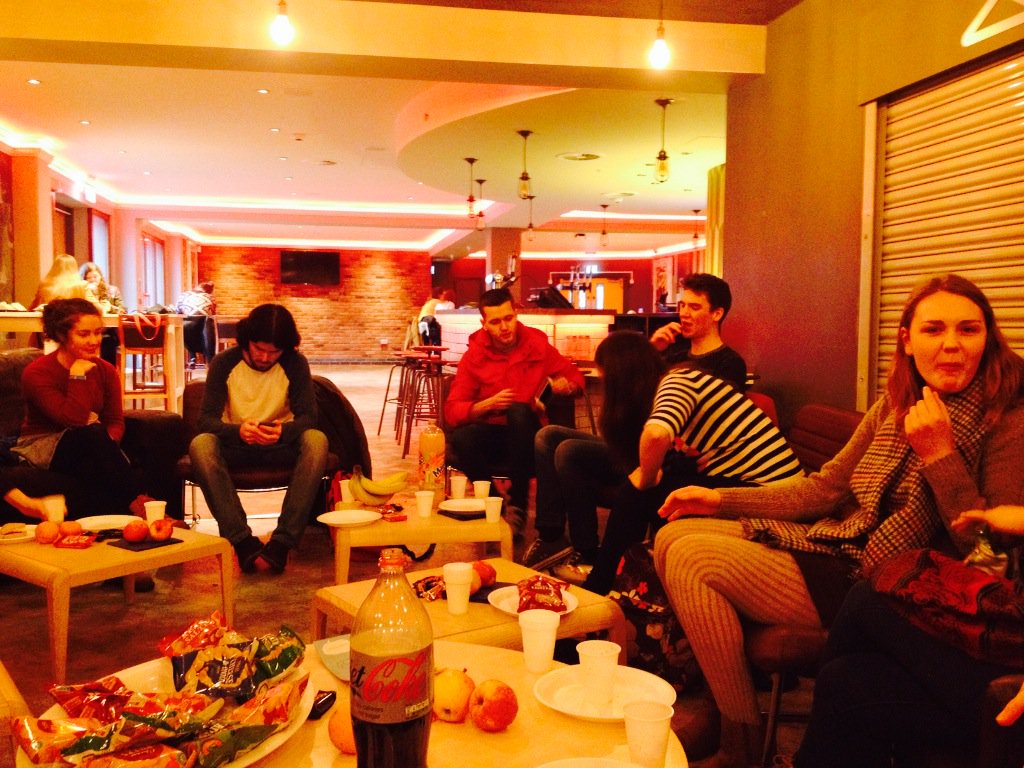 Hyfryd cael cinio a sgwrs am Dduw. #cunews #Convinced15