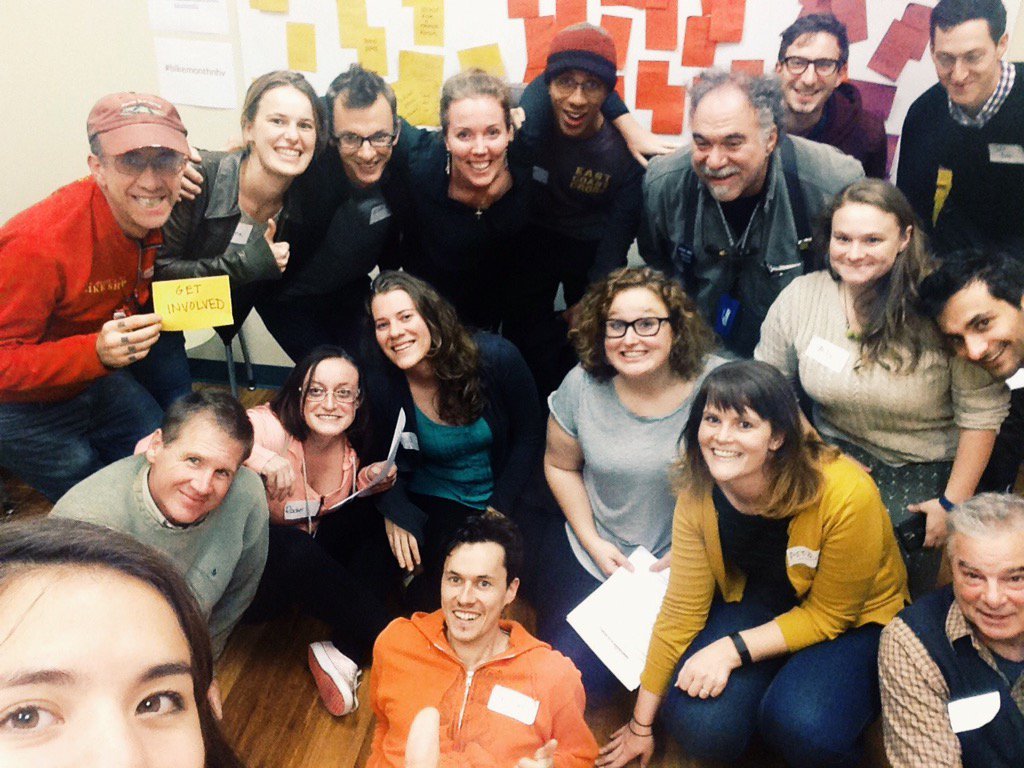 carolinetanbee's tweet photo. Over 20+ community members came out to begin planning @bikemonthnhv 2016 last night. #NHV #gsbcia https://t.co/YT0wAtcmJX