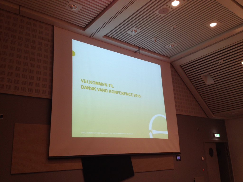 kayeroed's tweet photo. Om et kvarter åbner #DANVA Dansk Vand Konference med over 500 deltagere #dkpol #dkgreen https://t.co/J71HFnB7sX
