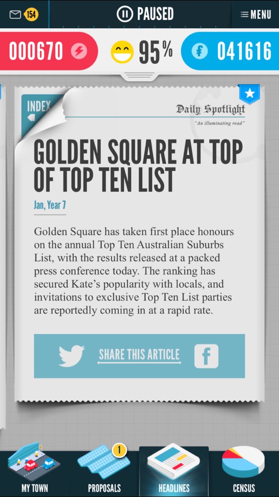 56msfitz's tweet photo. 1st place! I know how to run a town! :-) @epsom_p34 #runthattown #bureauofstatistics https://t.co/cfhbSkAB6Z