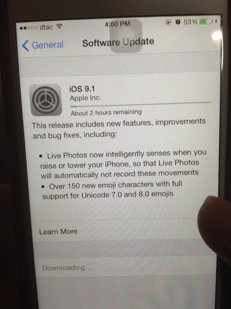itsmelpin's tweet photo. จ่ะ... #ios9th https://t.co/Okqv1fWAI3
