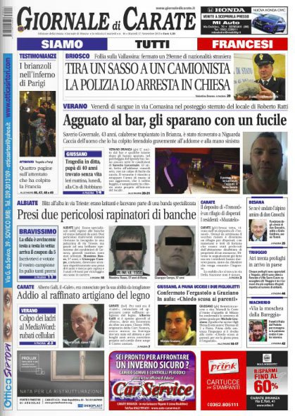 GazzettaAdda's tweet photo. Il Giornale di Carate questa mattina in edicola!

https://t.co/TnRHZ8PbFF https://t.co/GE4Trm78ml