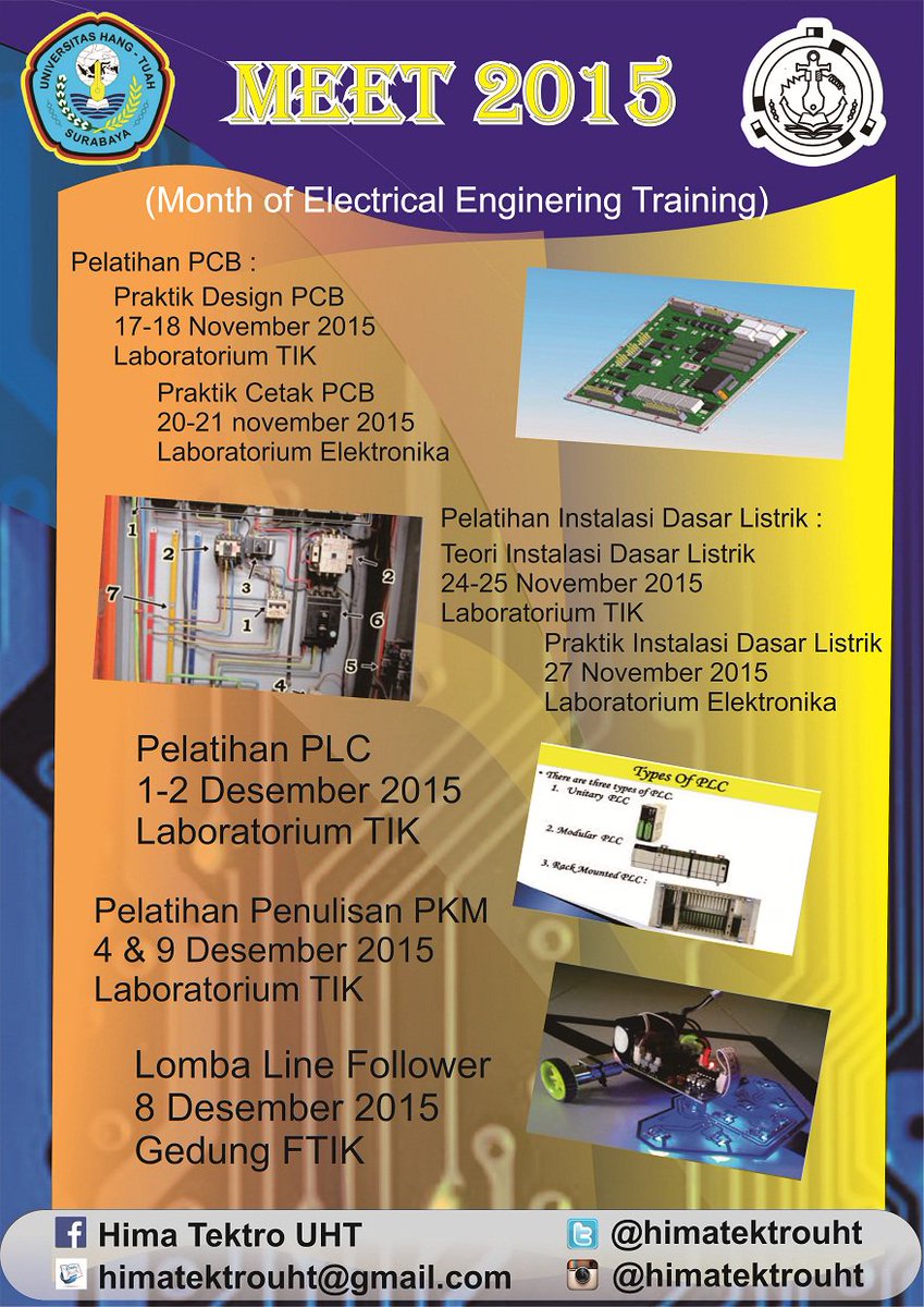 Meet 2015 (Month of Electrical Engineering Training) Sebentar lagi....