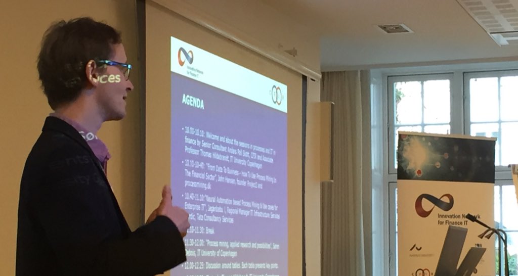 anderspall's tweet photo. #procesmining in #finance #fintech w @tthildebrandt @iam_ignio #cfirdk great possibilities https://t.co/NidR7Dk7jB https://t.co/kqoAWAbKEw