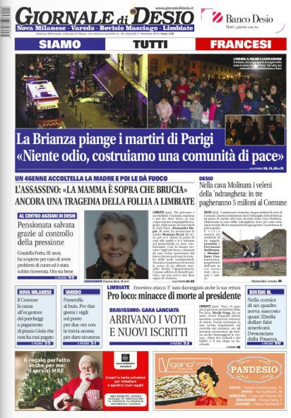 GazzettaAdda's tweet photo. Il Giornale di Desio questa mattina in edicola!

https://t.co/xmb4rEvUu0 https://t.co/TpYlHTtK9Y