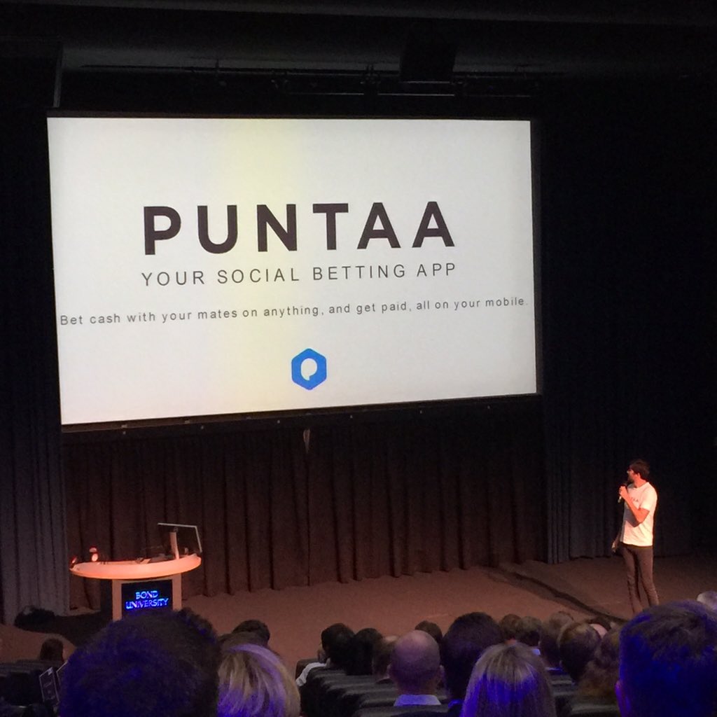 PrintManage's tweet photo. Such a cool idea guys #socialbetting #puntaa #GCDemoDay #entrepreneurship #entrepreneur https://t.co/xYAvKdyNam