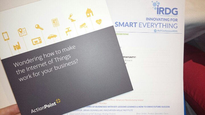 AP_SoftwareDev's tweet image. Find out about some of our clients' IoT experiences in your delegate pack @irdggroup #IoTConferenceIRDG