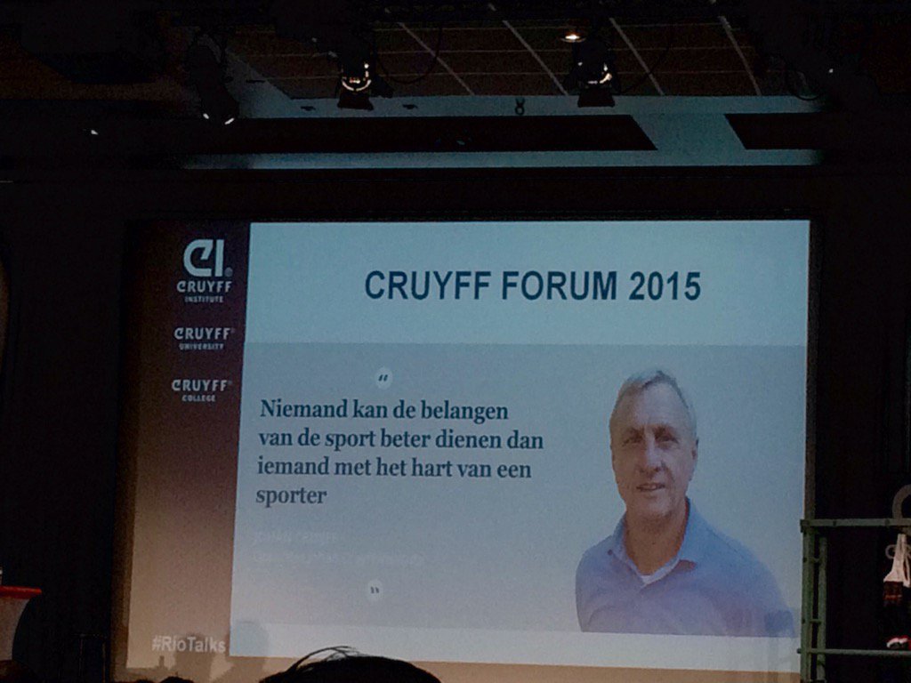 Vera_Koedooder's tweet photo. Het Cruyff Forum @Papendal gaat beginnen! 😃 @Cruyff_Inst_NL #CruyffForum #RioTalks https://t.co/QDWlkjQWqV