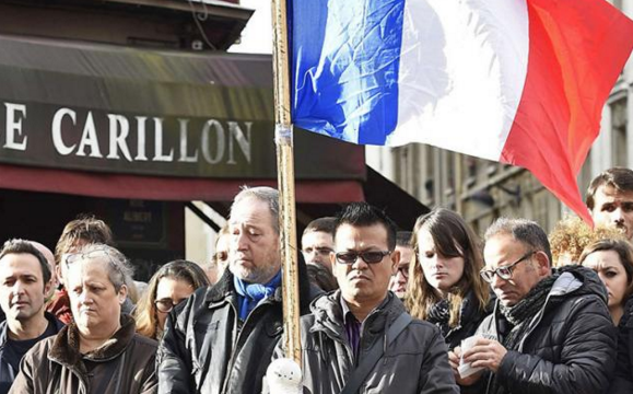 TheEconomist's tweet image. From Espresso: Blood, sweat and tears—France fights back econ.st/1kAS3Aj