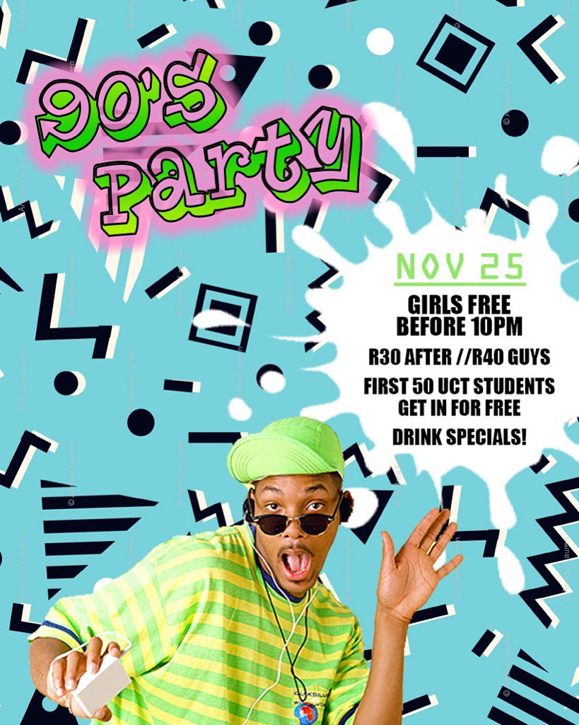 RETWEET for a chance to WIN a spot on the guest list for our 90's Party on 25th Nov! // Winner at 5pm