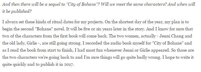 Interesting news on Kevin Barry's next book - a City of Bohane sequel (via dw.com/en/why-irish-a…):