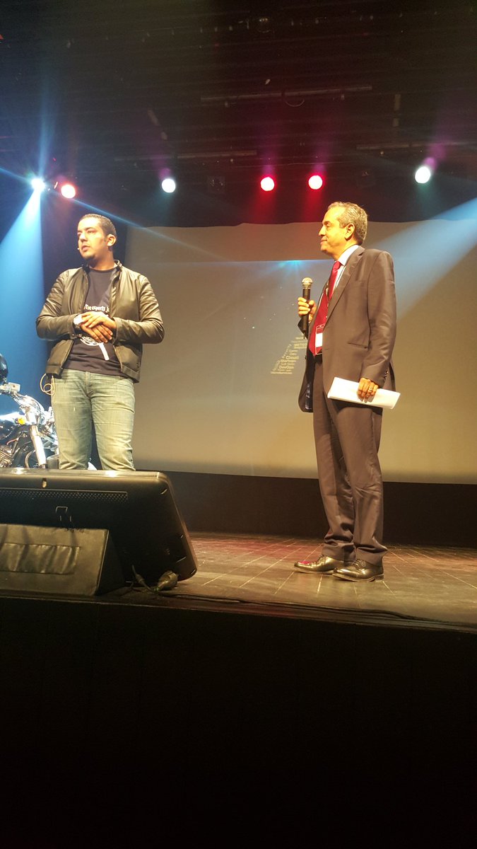 ahmedamni's tweet photo. Hassan bahej IBM CGM Morocco giving a talk about #IBMstrategy #DevoxxMA https://t.co/CAUZFMSDzi