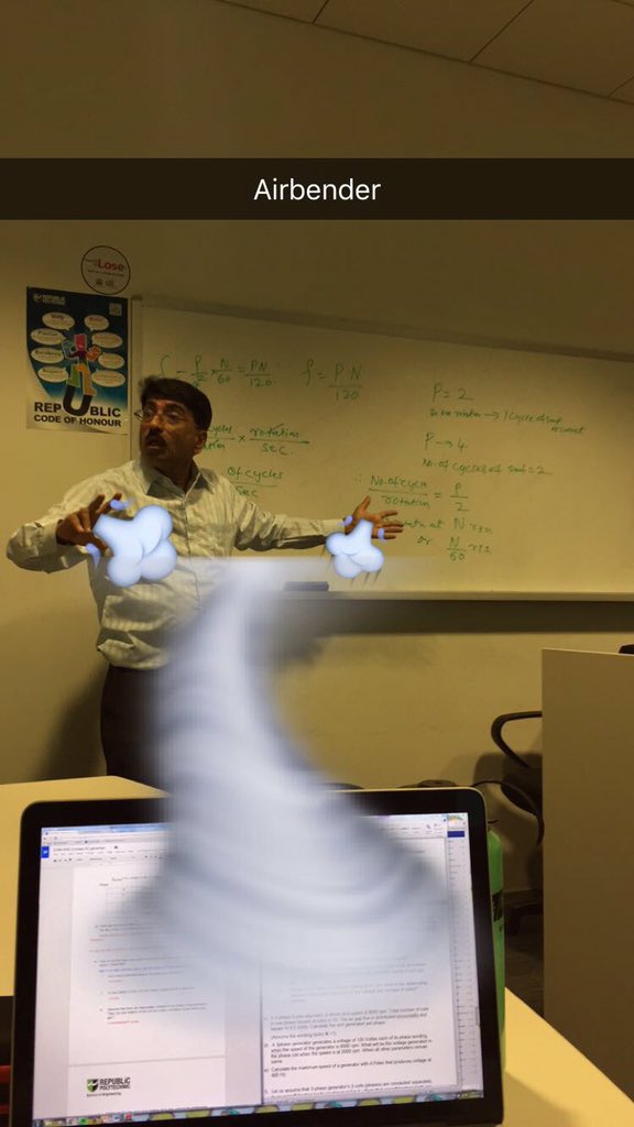MagneticGoats's tweet photo. When your lecturer is lowkey an Avatar https://t.co/uE4ViV0X6S