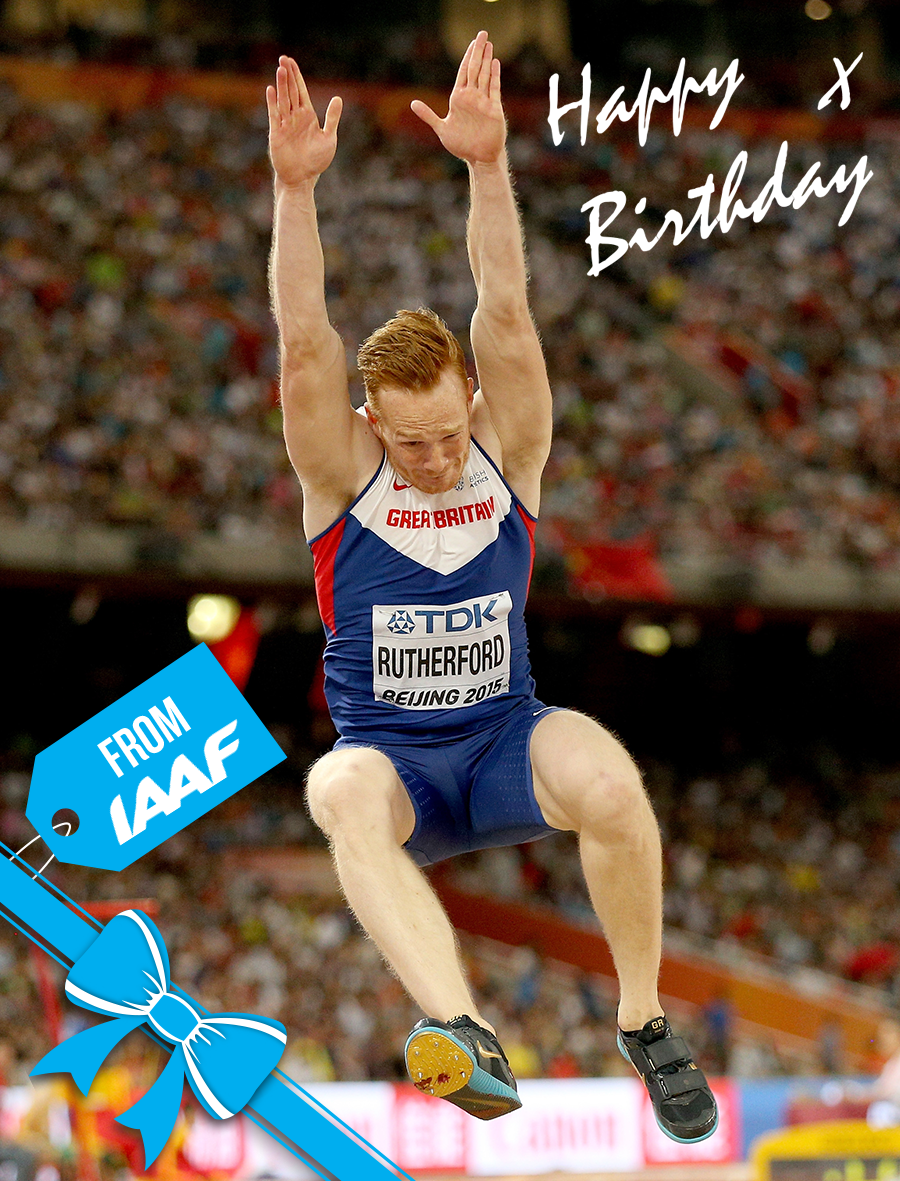  Happy Birthday to World and Olympic Champion Greg Rutherford 