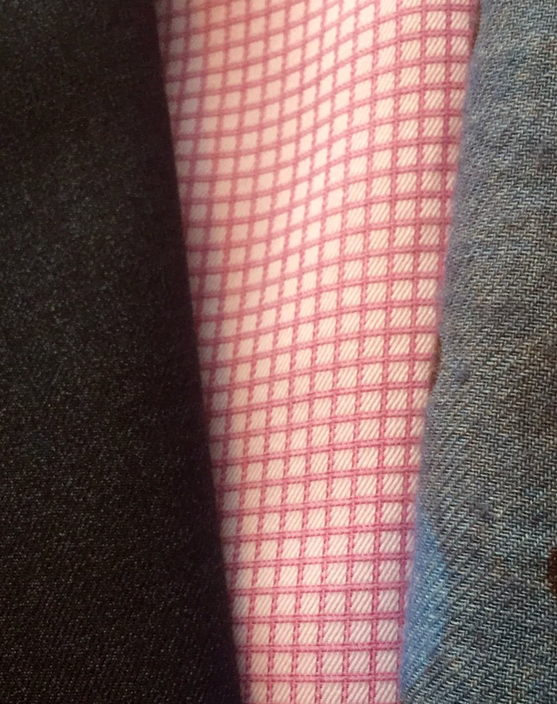 c_hallas's tweet photo. My choice of outfit today #Blue #Pink #White for transgender awareness week #UoGlgbtTrans #TransWK https://t.co/fRFlzP2I3X