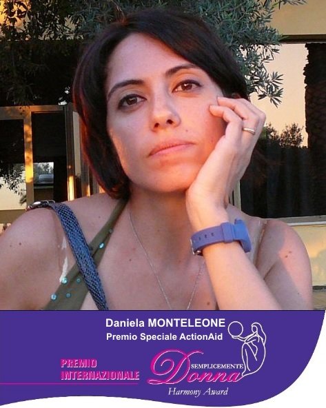 HarmonyAward's tweet image. #SemplicementeDonna Daniela #Monteleone il 20/11/2015 riceverà il Premio Speciale @ActionAid