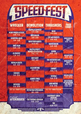 Speedfest's tweet photo. Updated timetable &amp; moment of silence: https://t.co/yHaXOPJ0Og
Peace, love, death metal! https://t.co/KUbesBHsHW