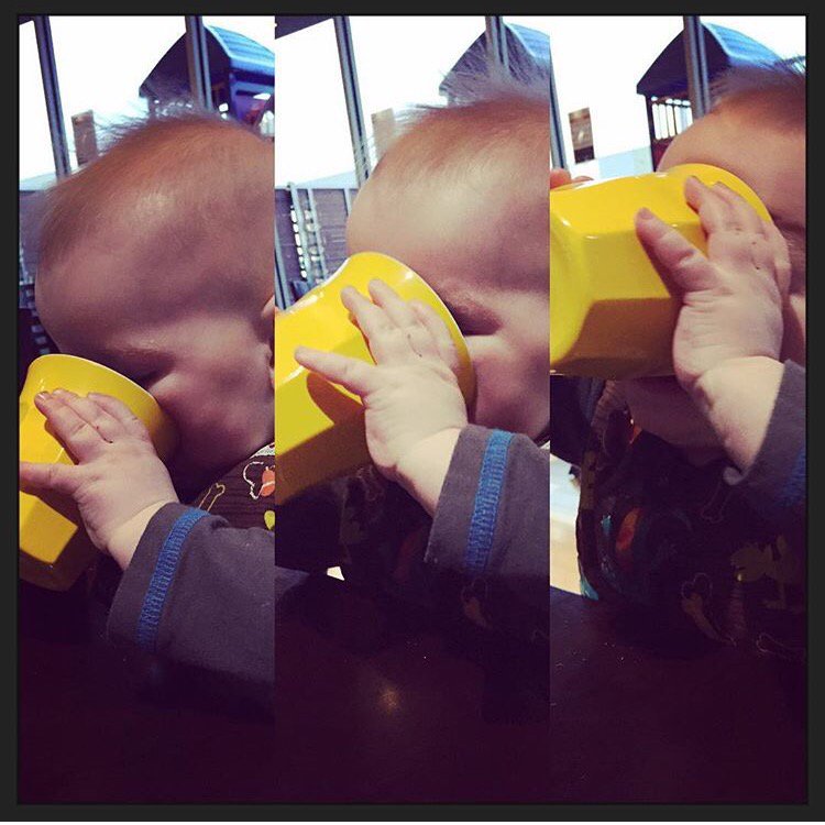 kapusta_sarma's tweet image. @EuropeanProblem my 10 month old is already a pro #TakesAfterHisDido