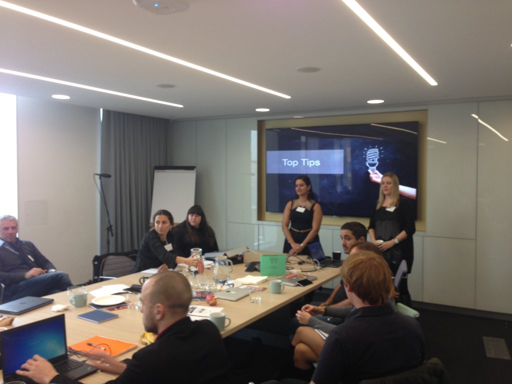 FrancescaGioia's tweet photo. #SMGDigitalTS How To Train: Paid Social @JMondae @cibelletm @SMG_London https://t.co/E2LHDEN0gJ
