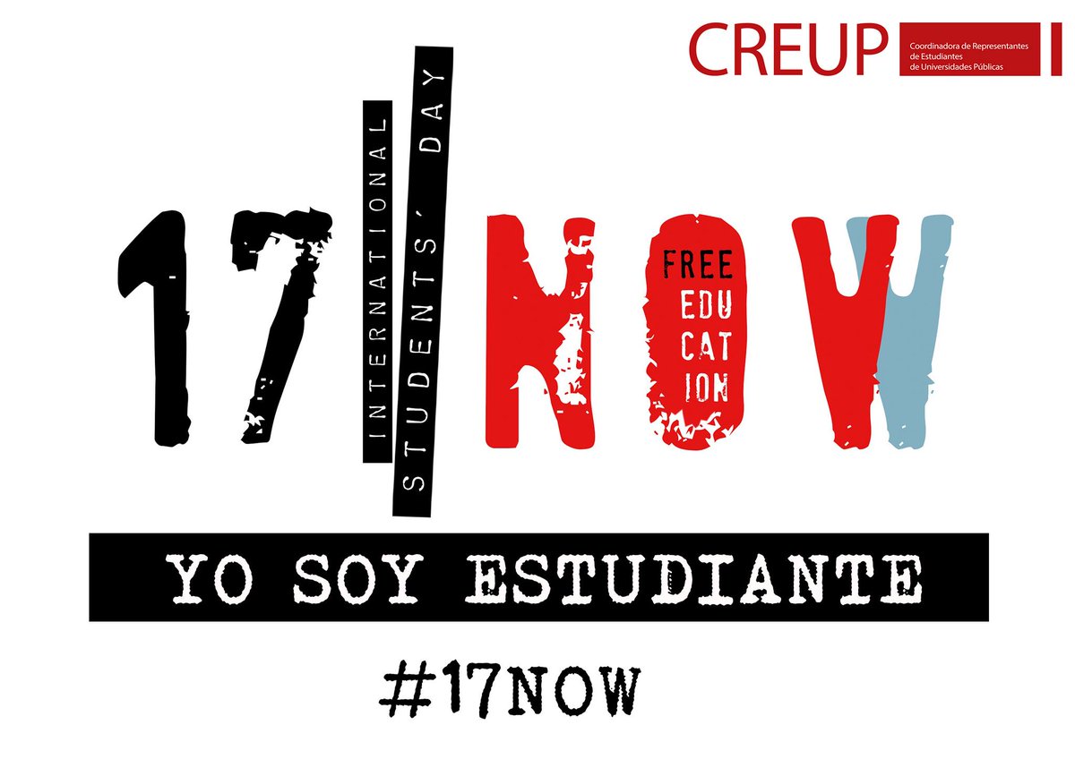 dgeUGR's tweet photo. Nos sumamos a la campaña del Día Internacional del Estudiante => https://t.co/5qULZGv9SW #17now ¡Somos estudiantes! https://t.co/LNjK266Z6H