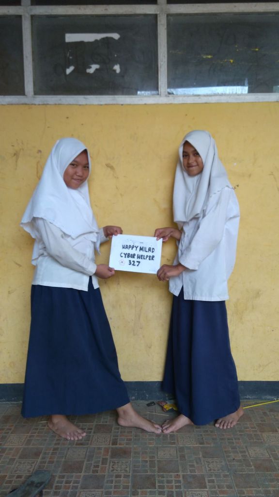 7 TAHUN CYBER HELPER🎉🎁. ini dari mereka berdua. 17november - akhir zaman🎂