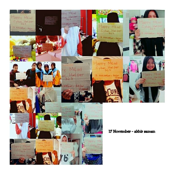 7 TAHUN CYBER HELPER🎉🎁. ini dari kakak lia. 17november - akhir zaman🎂
