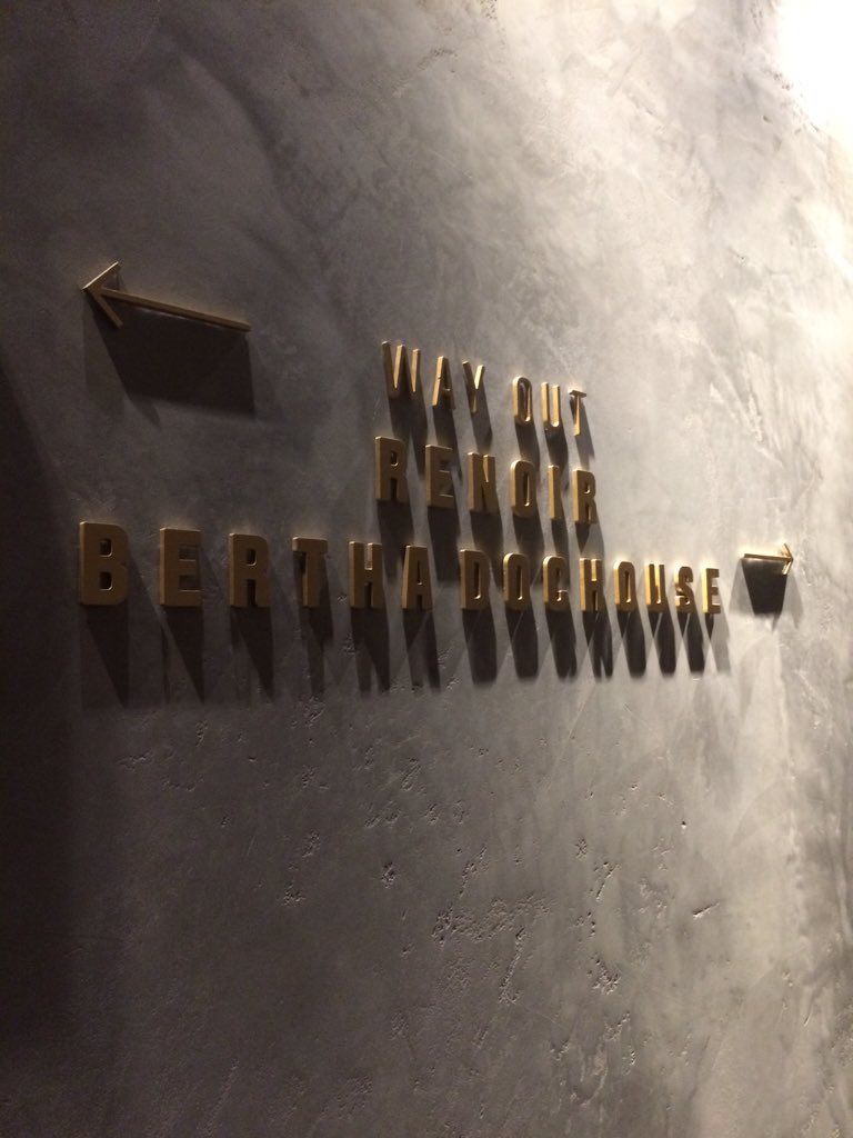 Also first time <a href="/CurzonBbury/">Curzon Bloomsbury</a>, such a beautiful building. Concrete plaster walls with brass lettering - heaven.