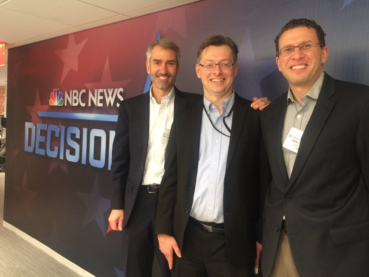 With the Jons (@Jcpolls and Lapinski) at <a href="/NBCNews/">NBC News</a>. The Monkey and the Peacock are joining forces for #Decision2016