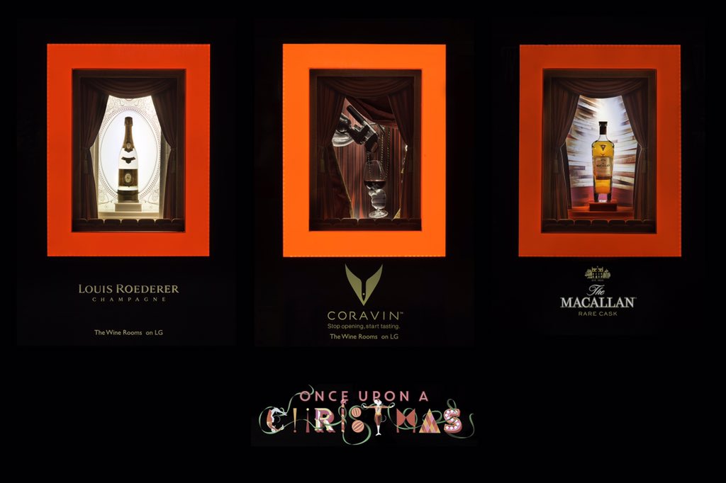 Coravin_ES's tweet photo. Si os pasais por Londres estas navidades, en @Harrods podréis ver un poco de la magia @Coravin ! #stopopening https://t.co/NCzk7f8AXR