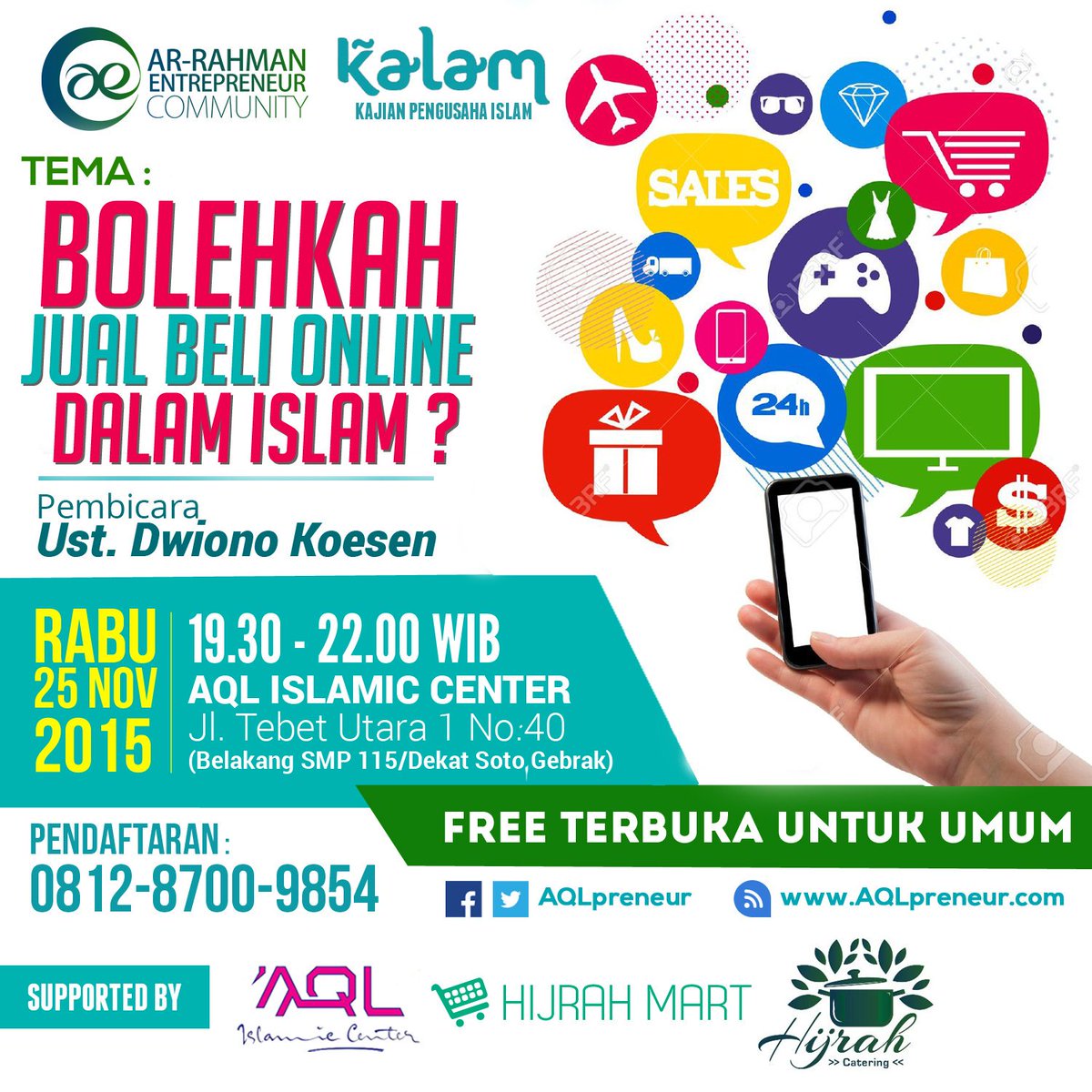 AQLpreneur's tweet photo. Agar bisnis yang kita lakukan bukan hanya “Sekedar Untung”tapi juga menyelamatkan kita dari “Harta yang Haram”#KALAM https://t.co/68J0cHToUK