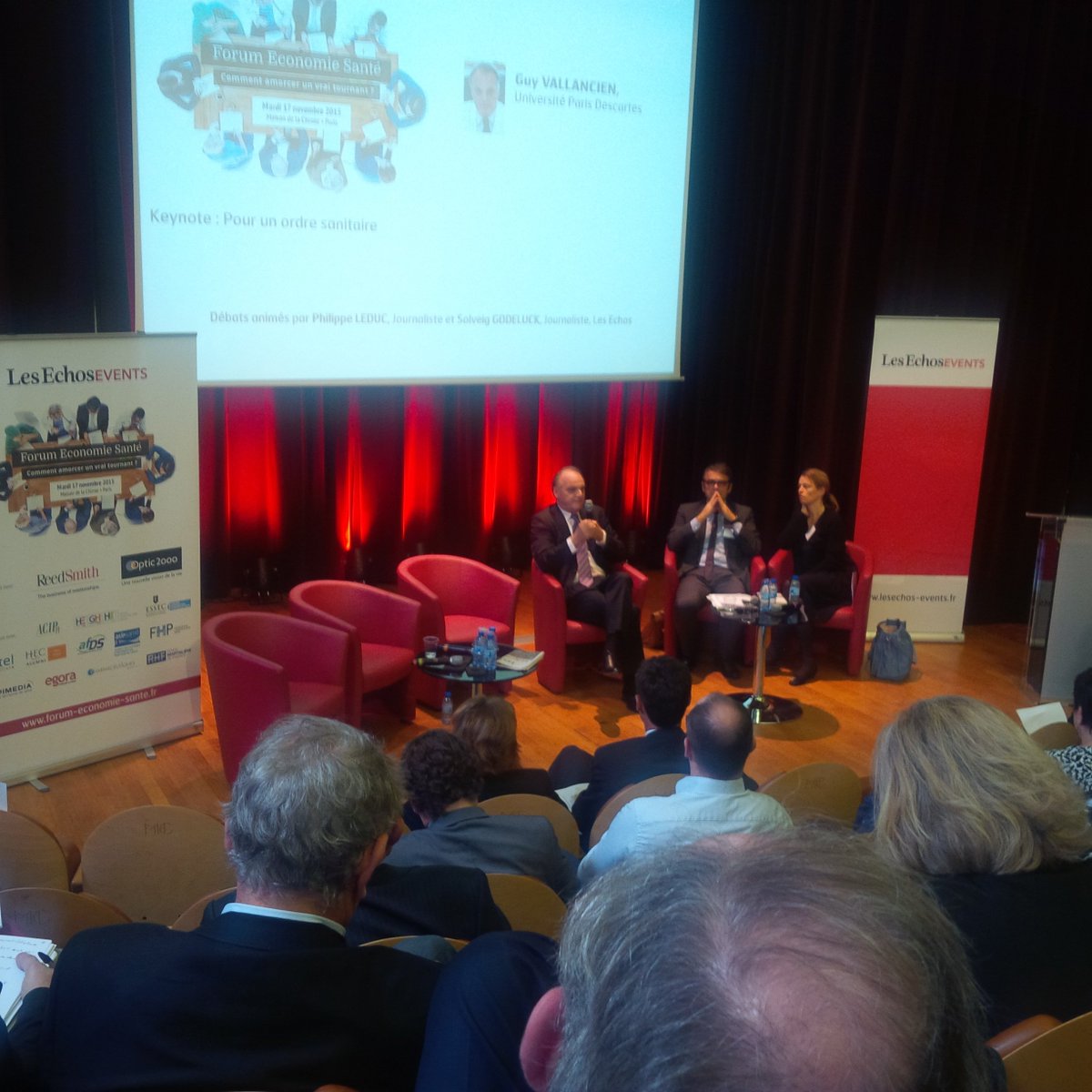 canalcham's tweet photo. @gvallancien : "Pour un nouvel ordre sanitaire" #medecinesansmedecin #ecosante15 #CHAM2015 https://t.co/UVp4YYVPRr