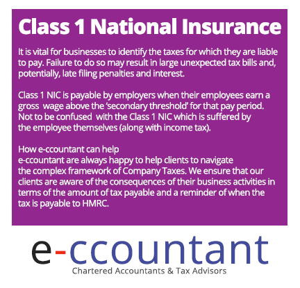 Identifying Taxes - Class 1 NI #NI #SmallBiz #Accounting