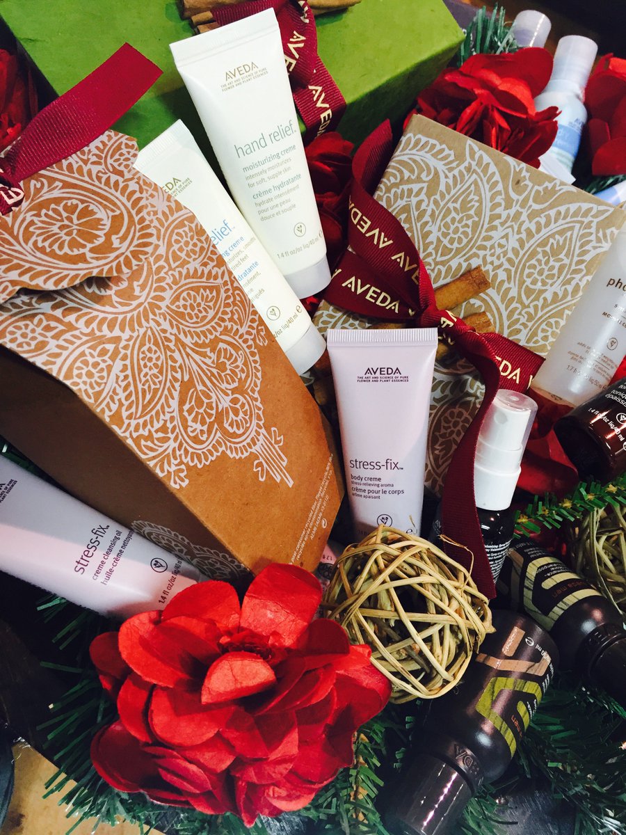 In need of some Christmas present inspiration - here is a #sneakypeak of our @AvedaUK gift boxes & sets #giftsofjoy