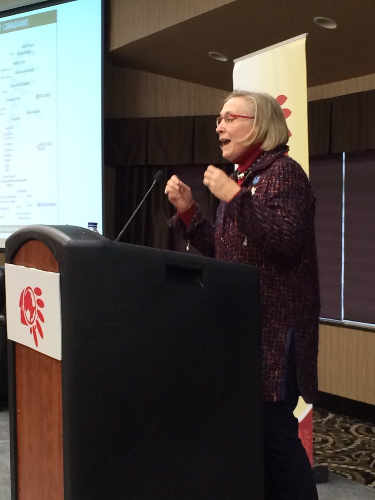 ChiefsofOntario's tweet photo. @Carolyn_Bennett #Inac Minister #COOEduSym2015 @ChiefDay in addressing FN participants #better4FirstNations https://t.co/F1CgwWMrPO