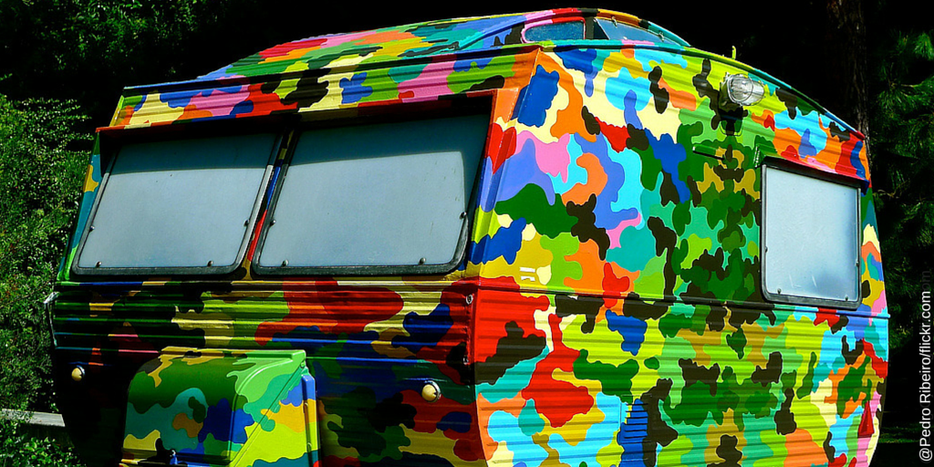 Campanda_com's tweet photo. Travel in style with this colorful camouflage traier. Ready, set, go! #trailerfun #customtrailer #camouflage https://t.co/g5GJNYMXrr